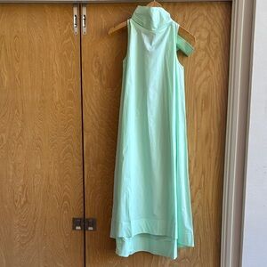 COS Light Green High Low Dress